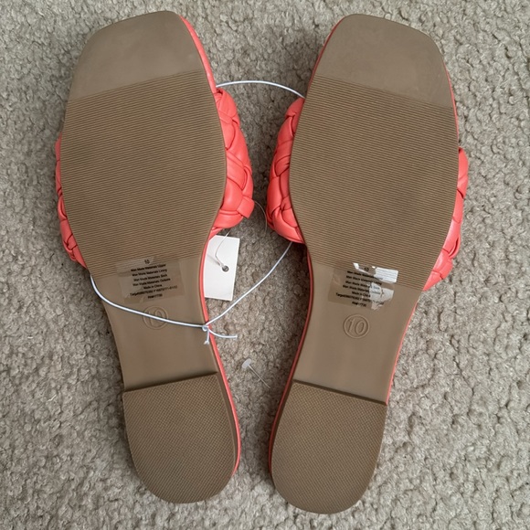 A New Day Carissa Woven Slide Sandals Size 10 Color Pink - Picture 7 of 9